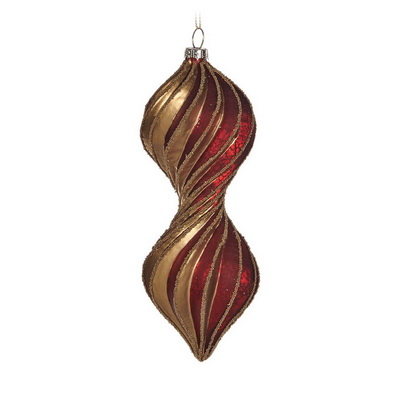 Burgundy Twist Набор из 6 новогодних украшений Burgundy Twist Набор из 6 новогодних украшений