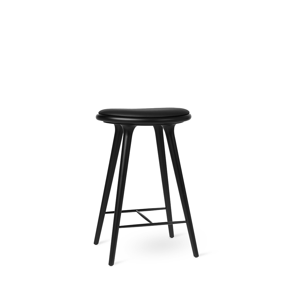 High Stool Black Beech Барный табурет 69 см Mater Design