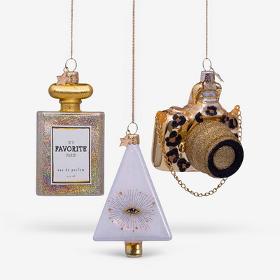 Christmas Glam I Набор ёлочных игрушек 3 шт.