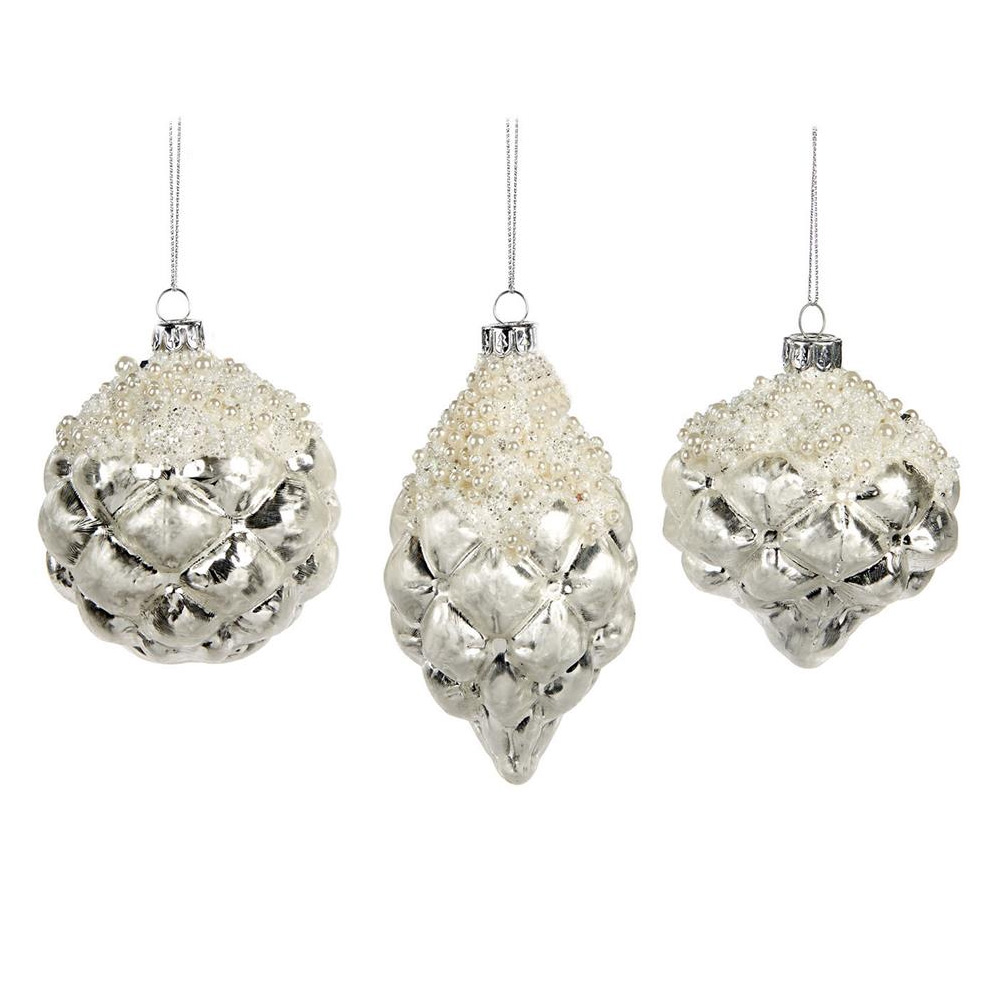 

Frost Pearl Набор из 3 новогодних украшений