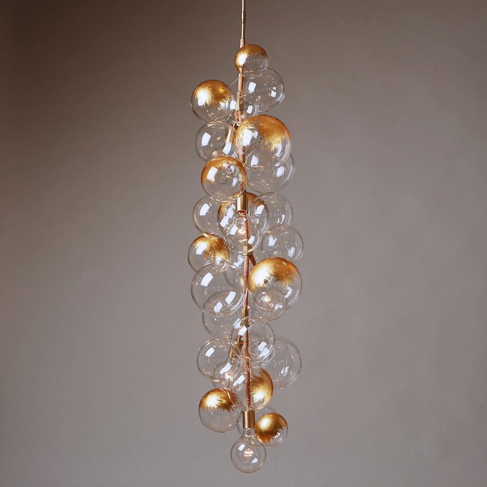 

Bubble X-Tall 24K Gold Leaf Люстра