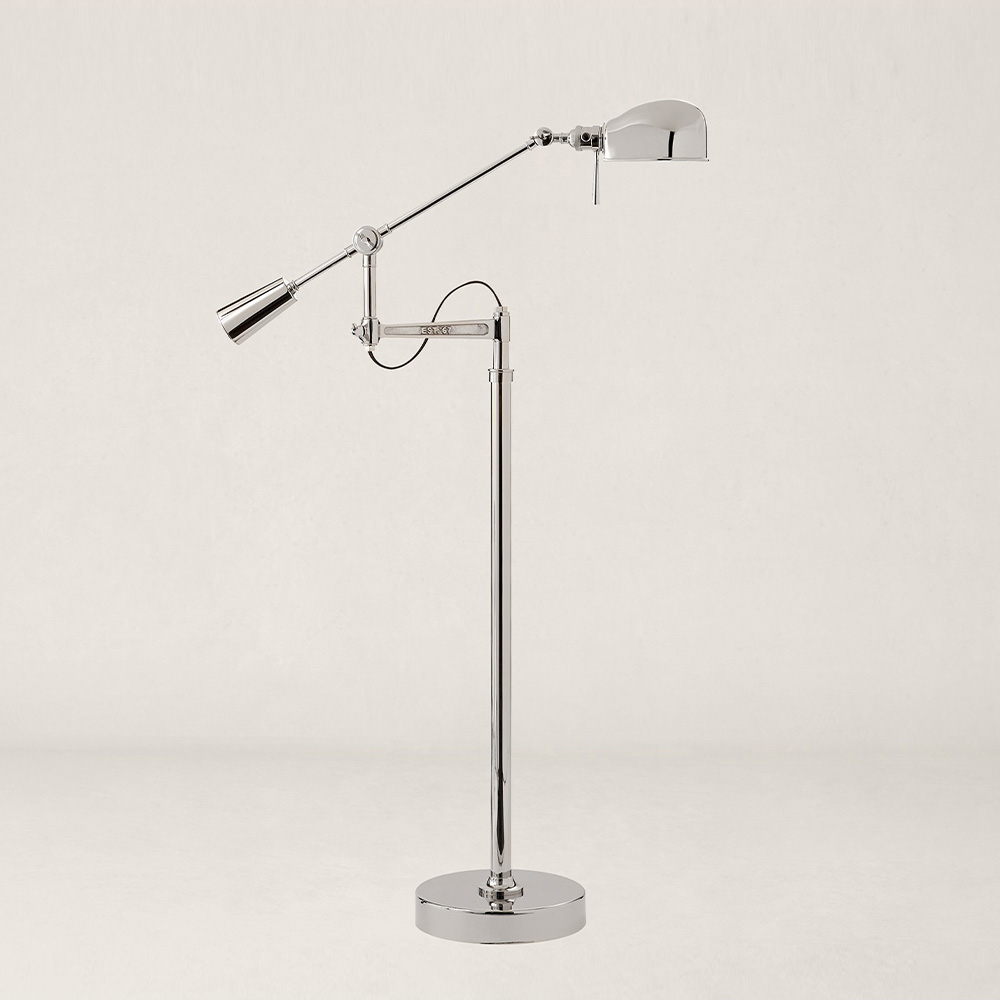 RL'67 Boom-Arm Nickel Напольная лампа Ralph Lauren Home