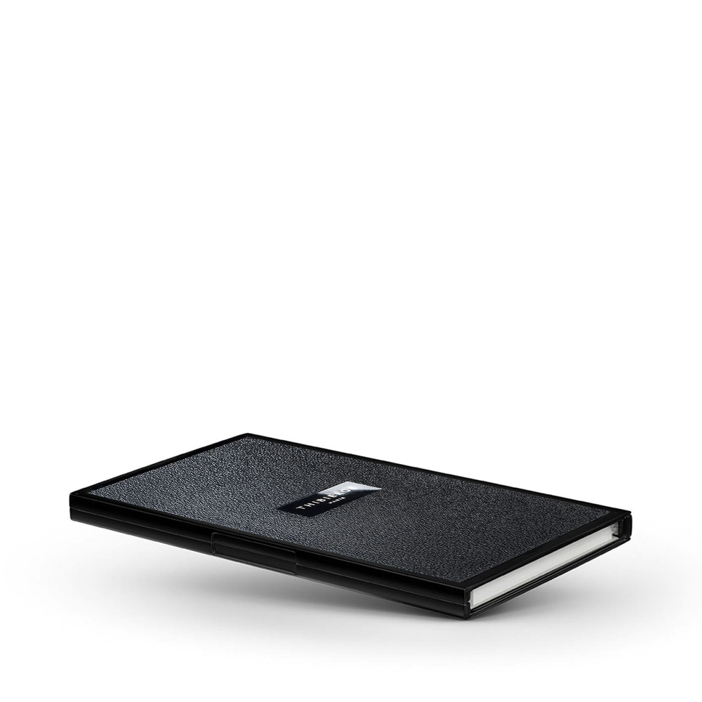 Le Carnet Leather/Black Gloss - Nickel/White Записная книжка M от Galerie46