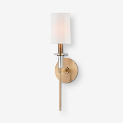 Amherst Single Aged Brass Бра