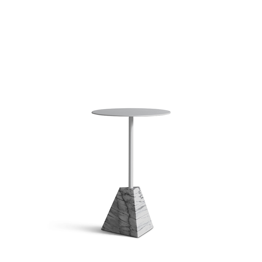 Knockout Pyramid White/White Стол приставной hendrix walnut стол приставной