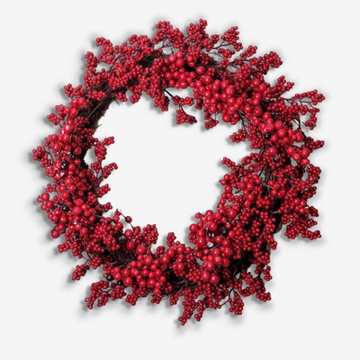 Berry & Twig Wreath Red Венок новогодний