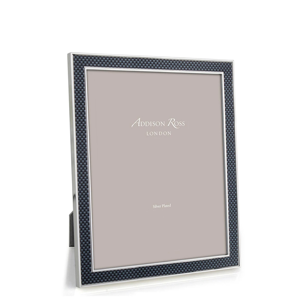 Grey Carbon Fibre & Silver Рамка для фото 20x25 grey carbon fibre