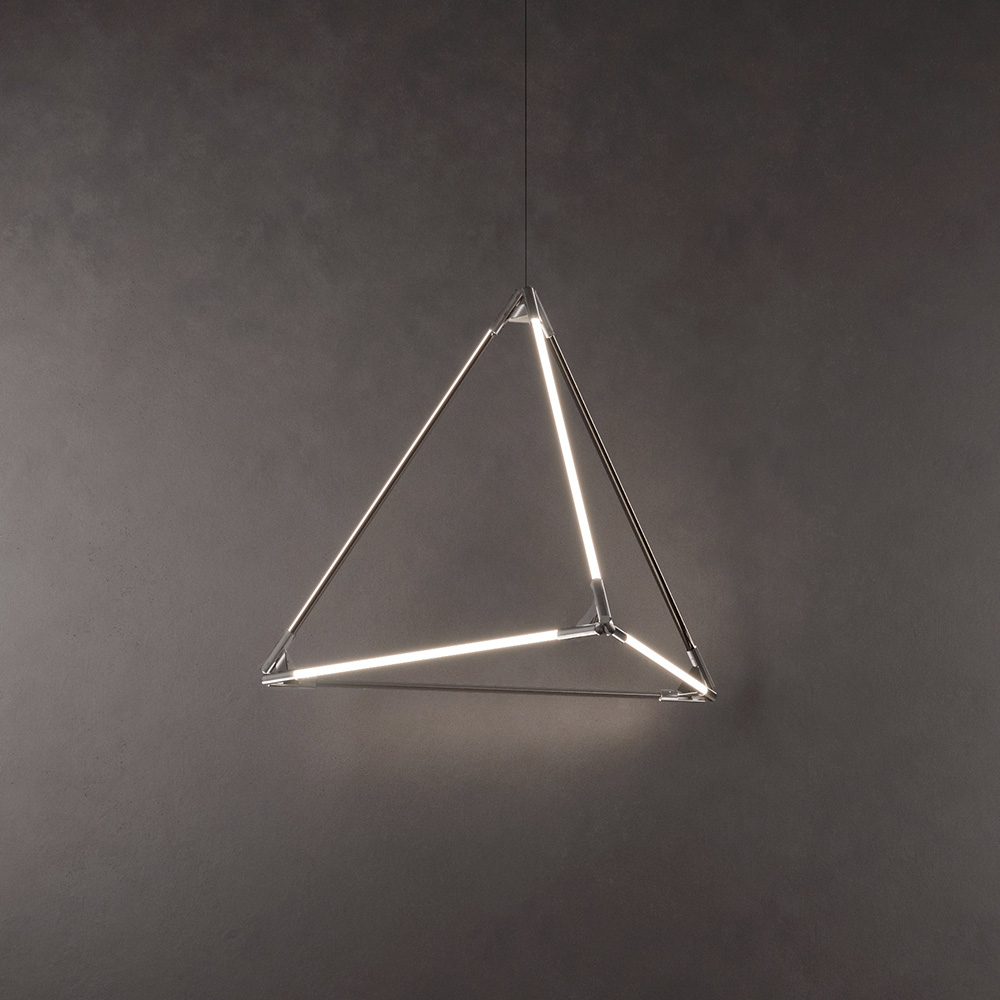 THIN Solids Tetrahedron Подвесной светильник потолочный светодиодный светильник fametto nimfea dlc n502 34w acryl clear