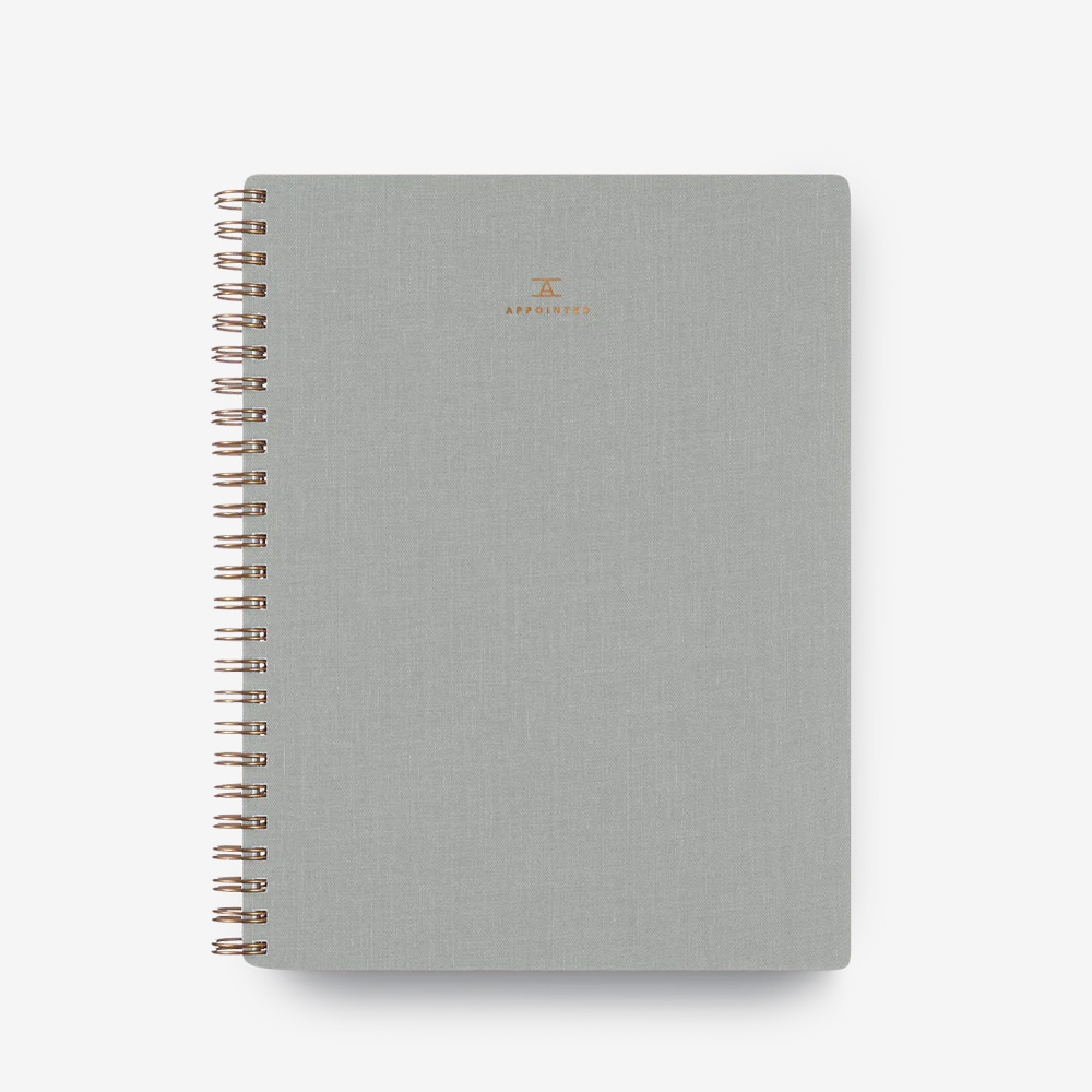 The Workbook Blank Dove Gray Блокнот Appointed
