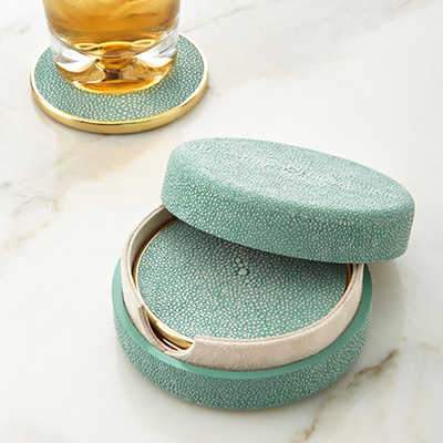 Shagreen Подставки под бокалы 4 шт Shagreen Подставки под бокалы 4 шт