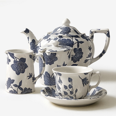 Garden Vine Indigo Чайный сервиз на 5 персон