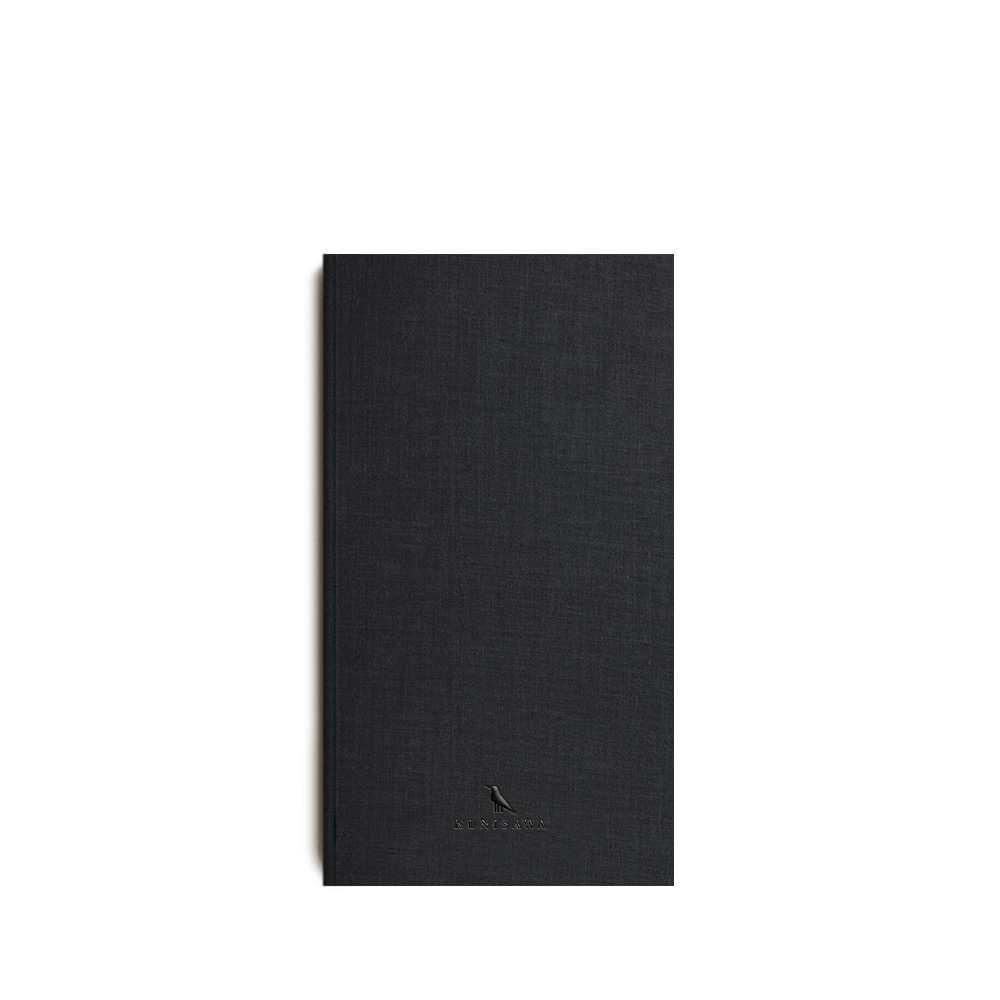 Find Smart Note Darkest Black Grid Блокнот фотоальбом в мягкой обложке