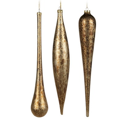 Antique Icicle Набор из 3 новогодних украшений Antique Icicle Набор из 3 новогодних украшений