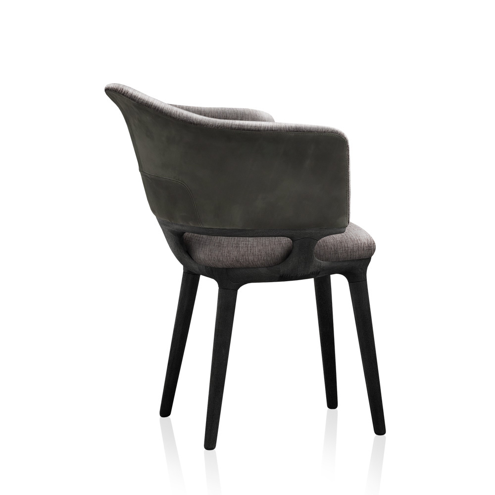 Munick Ebony Fabric/Leather Feu Комплект из 4 стульев крышка для напольной коробки пластик стандартное исполнение 12 18 мод legrand 088001