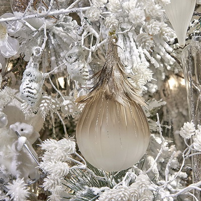Feather Drops M Новогоднее украшение 4 шт. Feather Drops M Новогоднее украшение 4 шт.