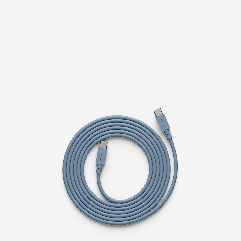 Cable 1 Shark Blue Кабель USB-C to USB-C 2 м