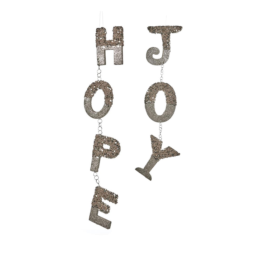 

Joy и Hope Новогоднее украшение