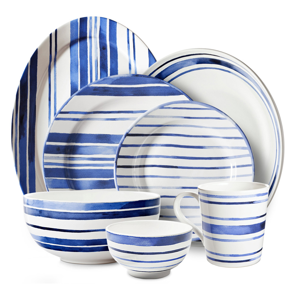 

Cote D'Azur Stripe Сервиз на 6 персон