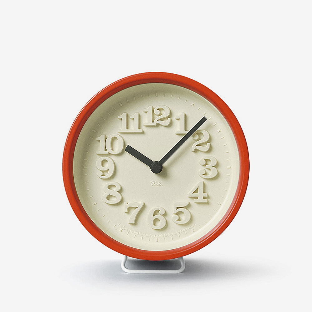 R. Watanabe Chiisana Tokei Red Часы настенные/настольные индикатор часового типа shan