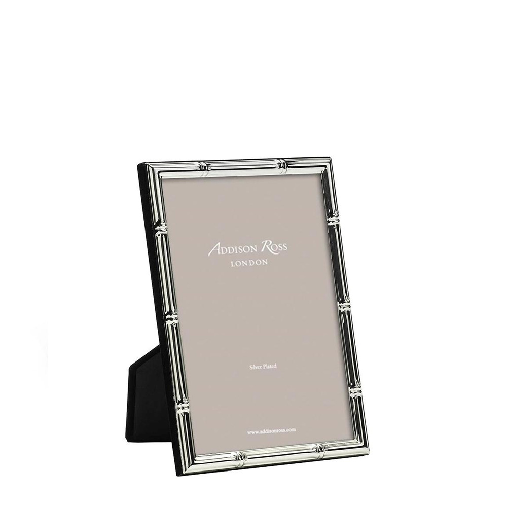 Bamboo Silver Plated Рамка для фото 10x15 фотоальбом на 200 фото с 2 местами под фото на обложке