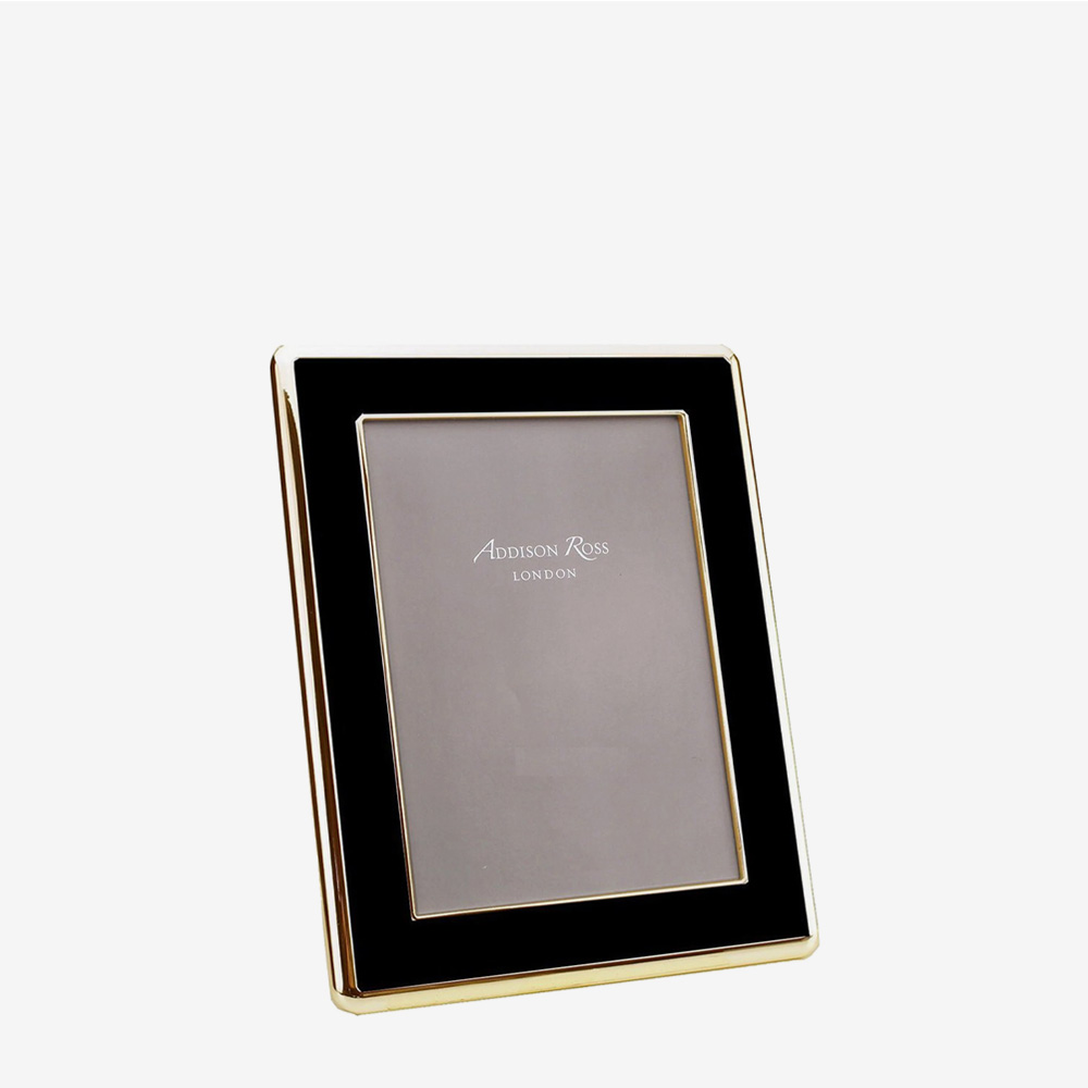 

Сurve Black Enamel & Gold Рамка для фото 10x15
