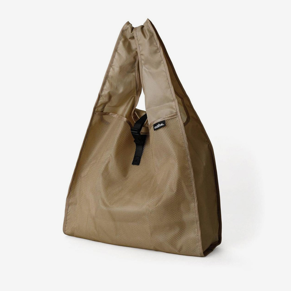 Ecobag Beige Шопер L сумка шопер двусторонняя без застежки наружный карман голубой