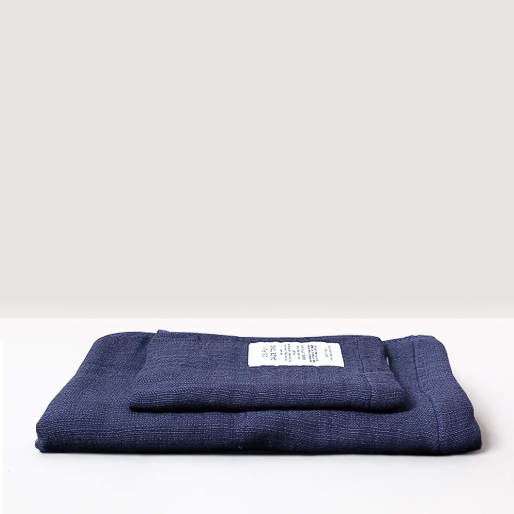 

2.5-ply Gauze Navy Набор полотенец 2 шт.