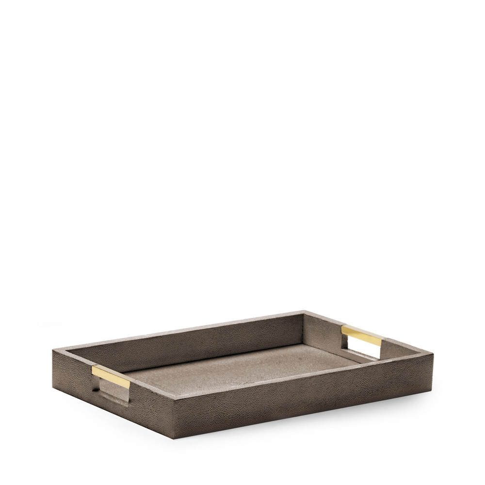 

Modern Shagreen Chocolate Поднос