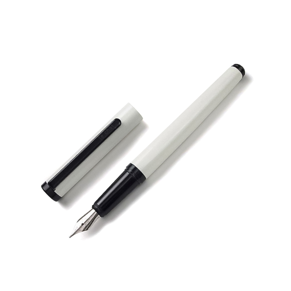 Le Chat White Ручка перьевая ручка металлическая в тубусе