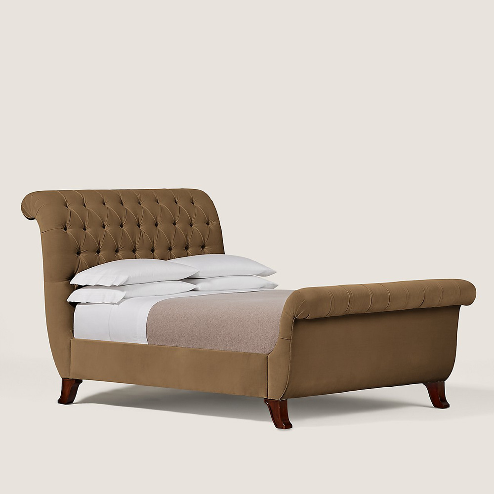 

Mayfair Tufted Camel King Кровать