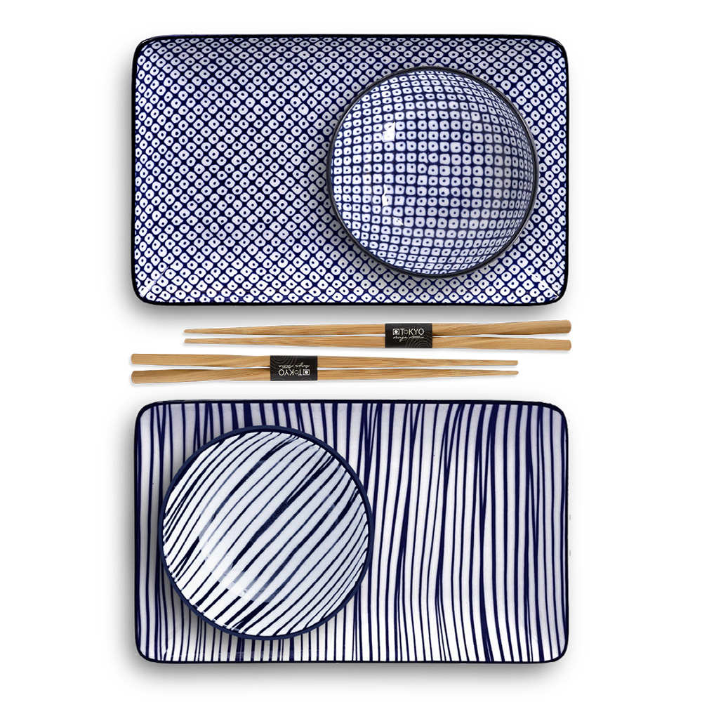 

Nippon Blue Набор для суши на 2 персоны