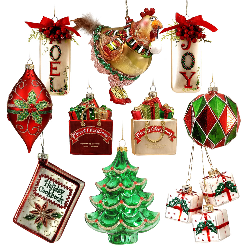 

Merry Little Elves I Набор ёлочных игрушек 10 шт.