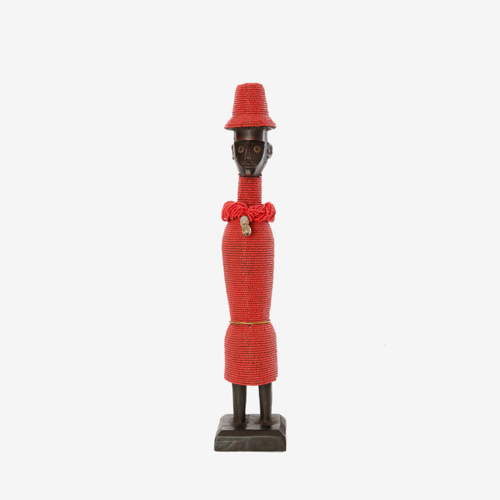 Namji Doll Red Скульптура L African Modern - фото 1
