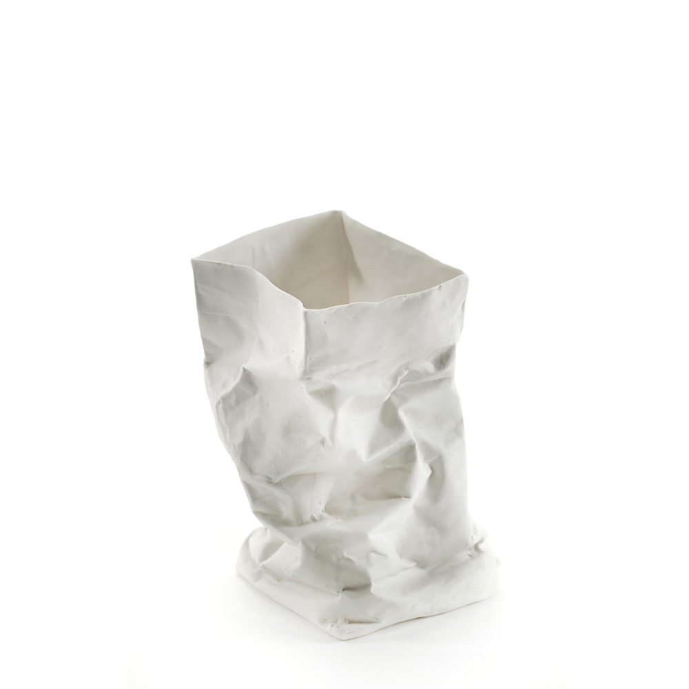 ваза одуванчик гжель фарфор 10 см Kiki Van Eijk Paper Bag Ваза L
