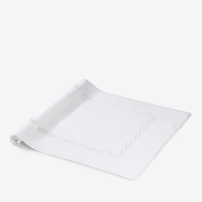 Коврик для ванной комнаты белый Topkapı