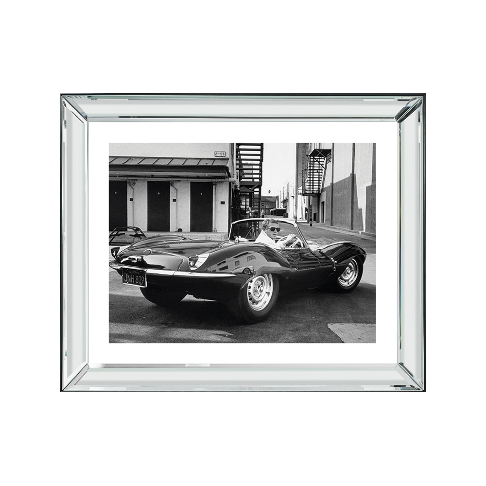 Steve McQueen Jaguar Manhattan Постер от Galerie46