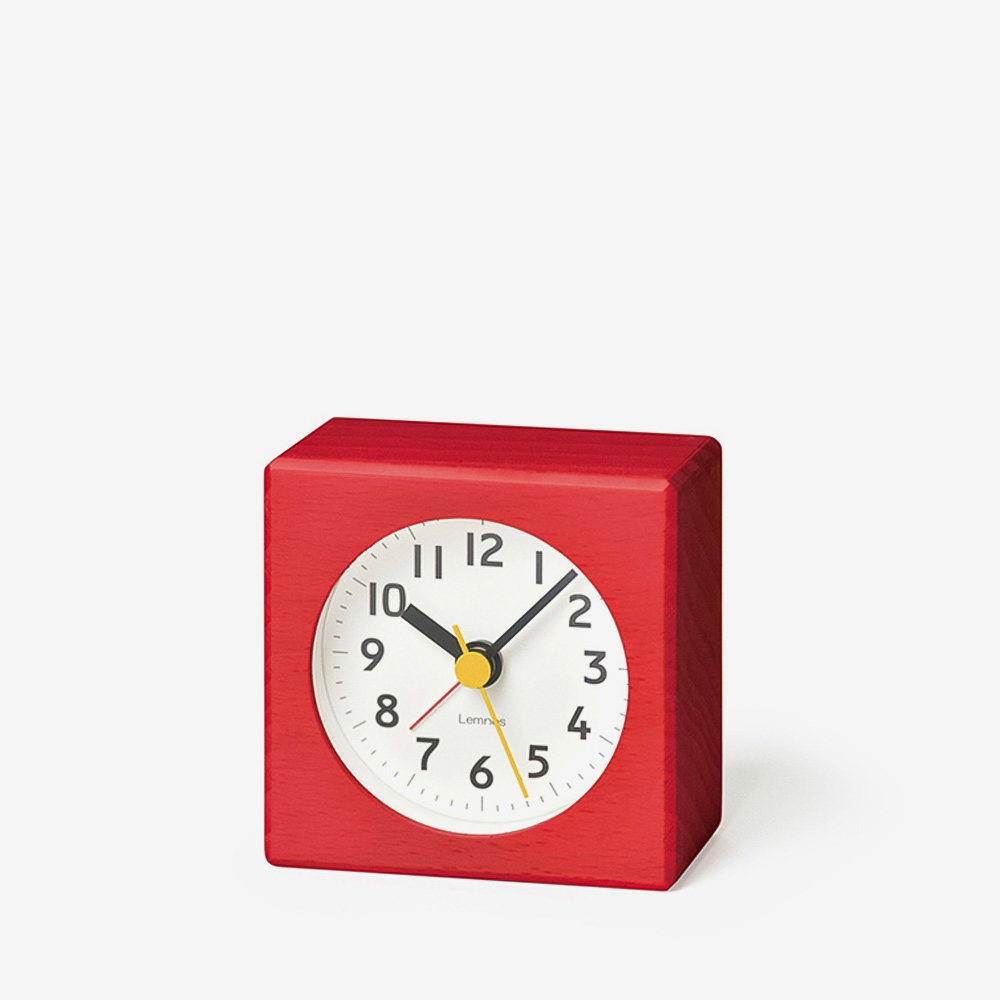 Farbe Red Часы настольные с будильником farbe blue часы настольные с будильником