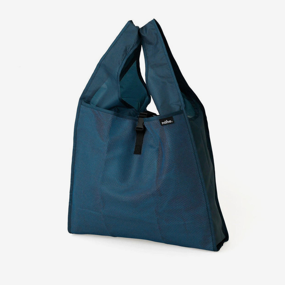 Ecobag Blue Шопер L сумка шопер на молнии наружный карман чёрный