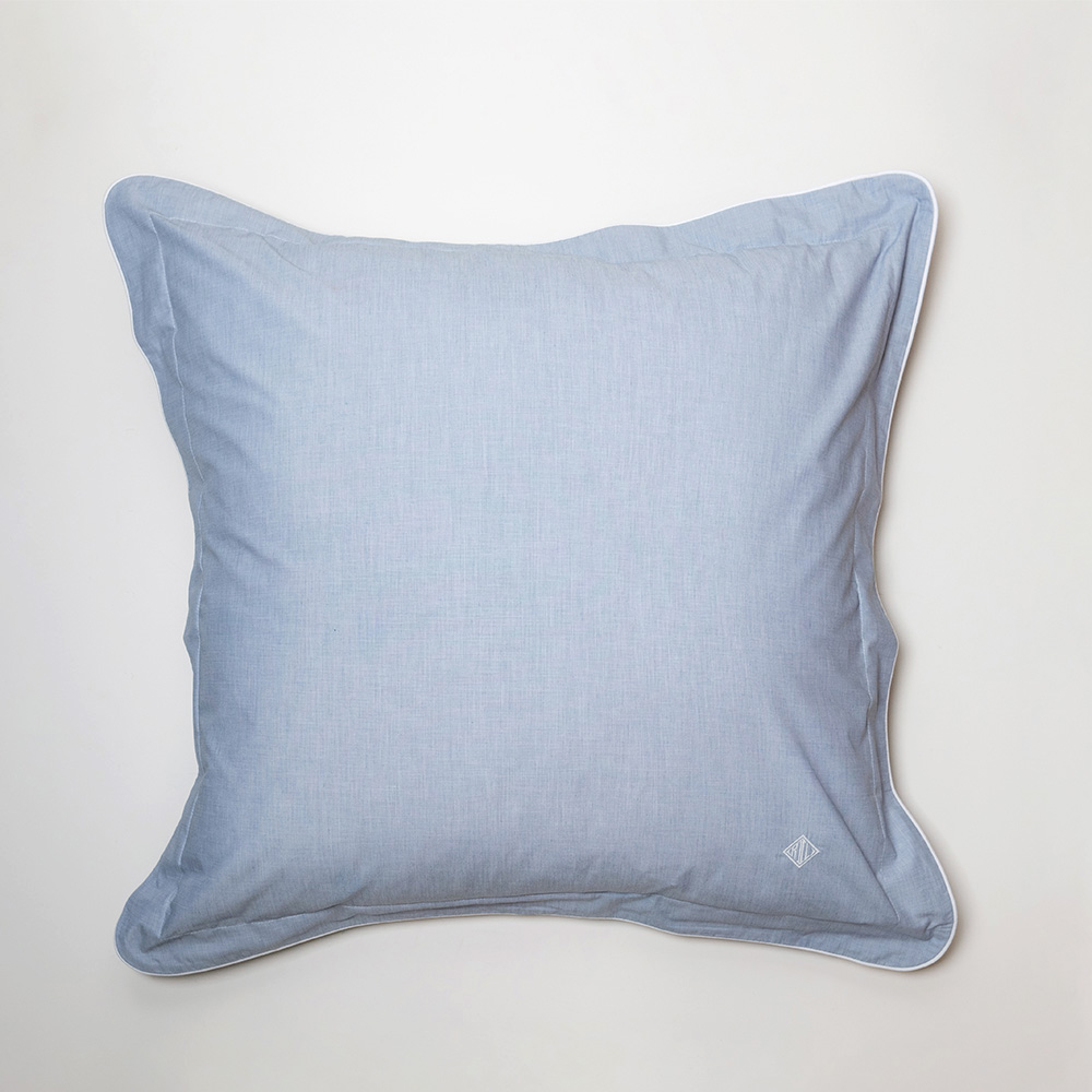 Shirting Solid Blue Наволочка 65 x 65 см Ralph Lauren Home - фото 1