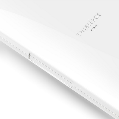 Le Carnet White Gloss - Nickel/White Записная книжка L Le Carnet White Gloss - Nickel/White Записная книжка L