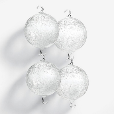 Frost Набор ёлочных шаров 4 шт. 12 см
