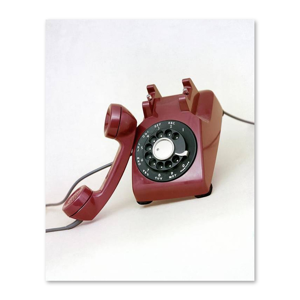 An Old Telephone Постер 96,5 x 122 см табличка для номера телефона
