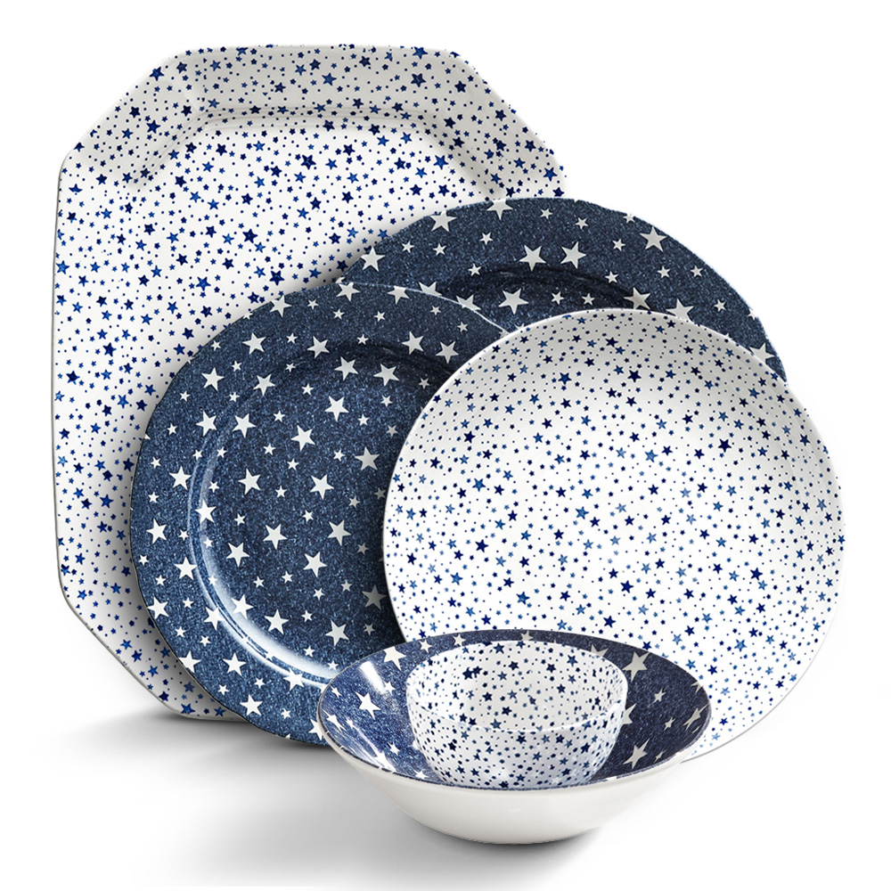 

Midnight Sky Blue Сервиз на 6 персон