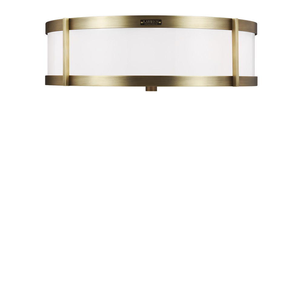 

Flynn L Flush Brass Потолочный накладной светильник
