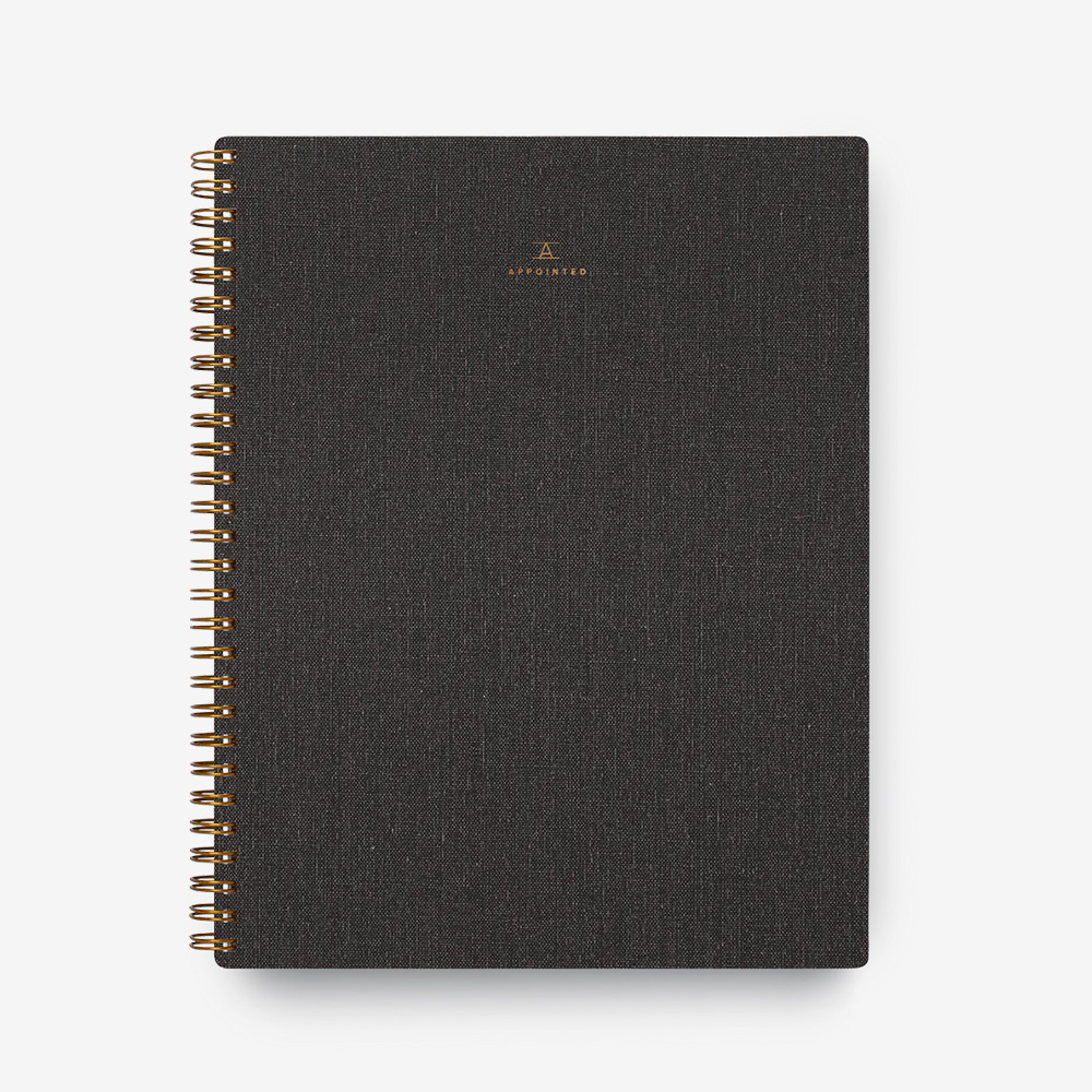 The Notebook Blank Charcoal Gray Блокнот альбом для рисования на гребне а4 40 листов маша и медведь