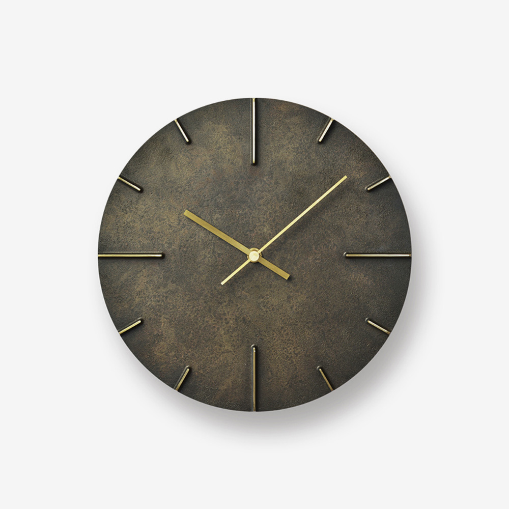 S. Azumi Quaint Black Часы настенные часы настенные kanglijia clock серые 40х40х4 7 см