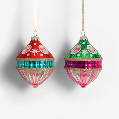 Colorful Набор ёлочных игрушек 2 шт.