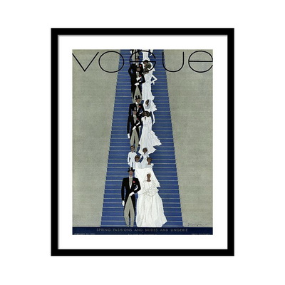 Vogue Cover of a Wedding Party Постер Vogue Cover of a Wedding Party Постер