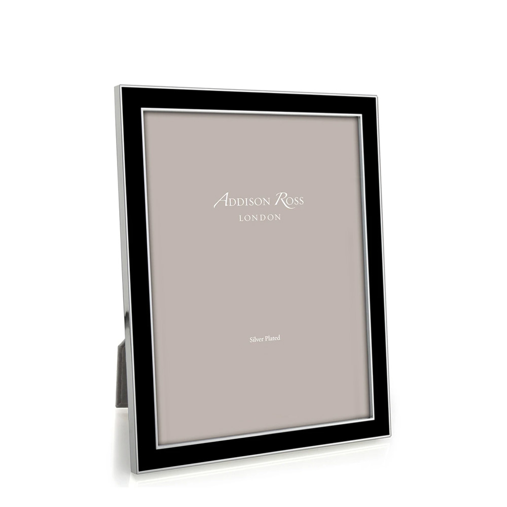 adrienne black рамка для фото 20x25 Enamel Black & Silver Рамка для фото 20x25