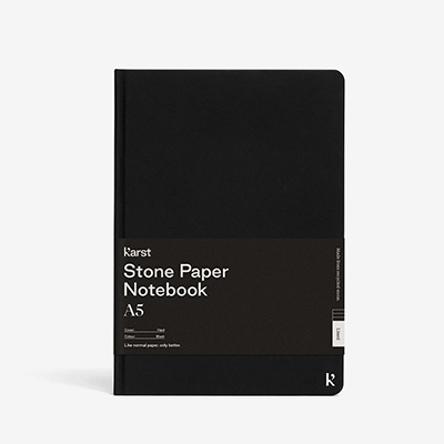 Stone Paper Black/Dot Блокнот A5